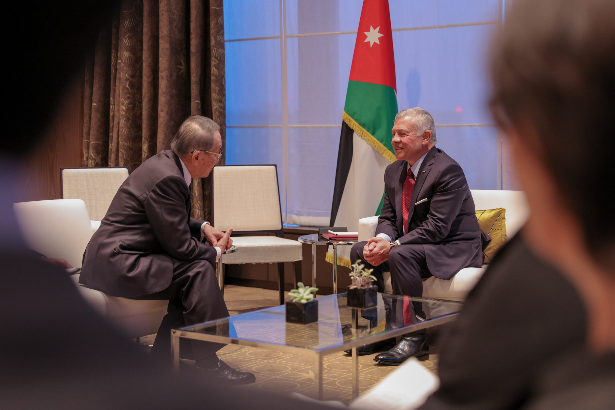 His Majesty King Abdullah II Holds A Meeting With Chairman Of The ...