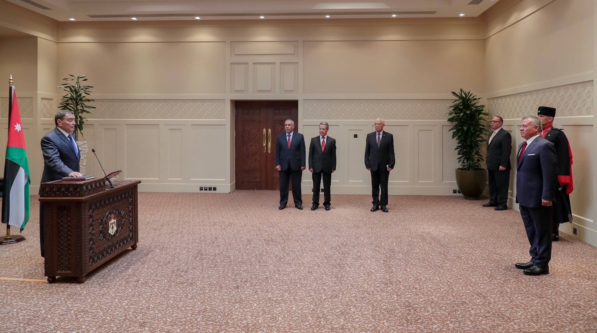 His Majesty King Abdullah II Swears In The President And Newly ...