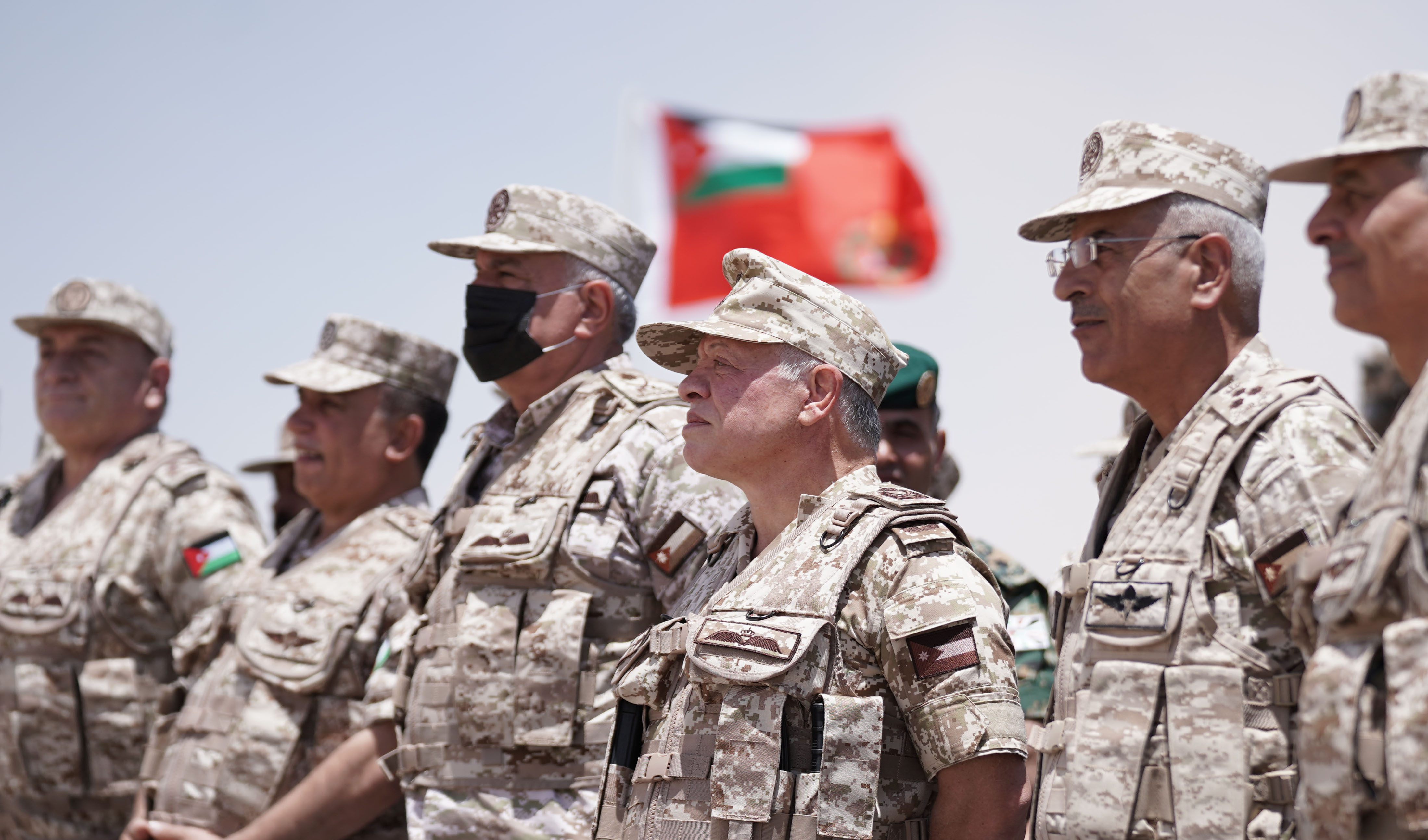 King Abdullah II, the Supreme Commander of JAF, attends tactical ...