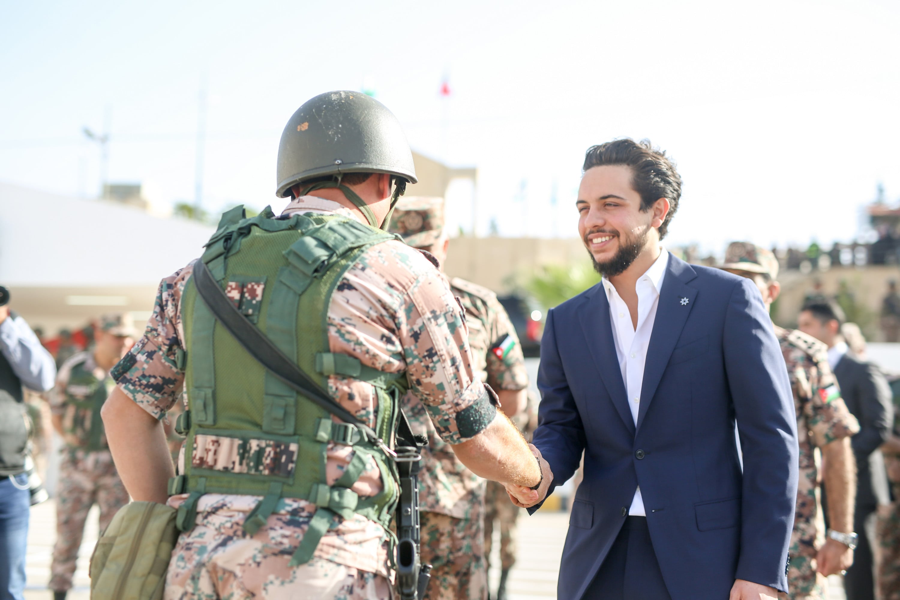 His Royal Highness Crown Prince Al Hussein bin Abdullah II attends a ...