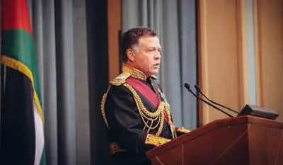 His Majesty King Abdullah II at the Opening the Second Ordinary Session of the 17th Parliament
