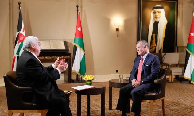 الملك يجري مقابلة مع وكالة أنباء تاس وتلفزيون روسيا 24
