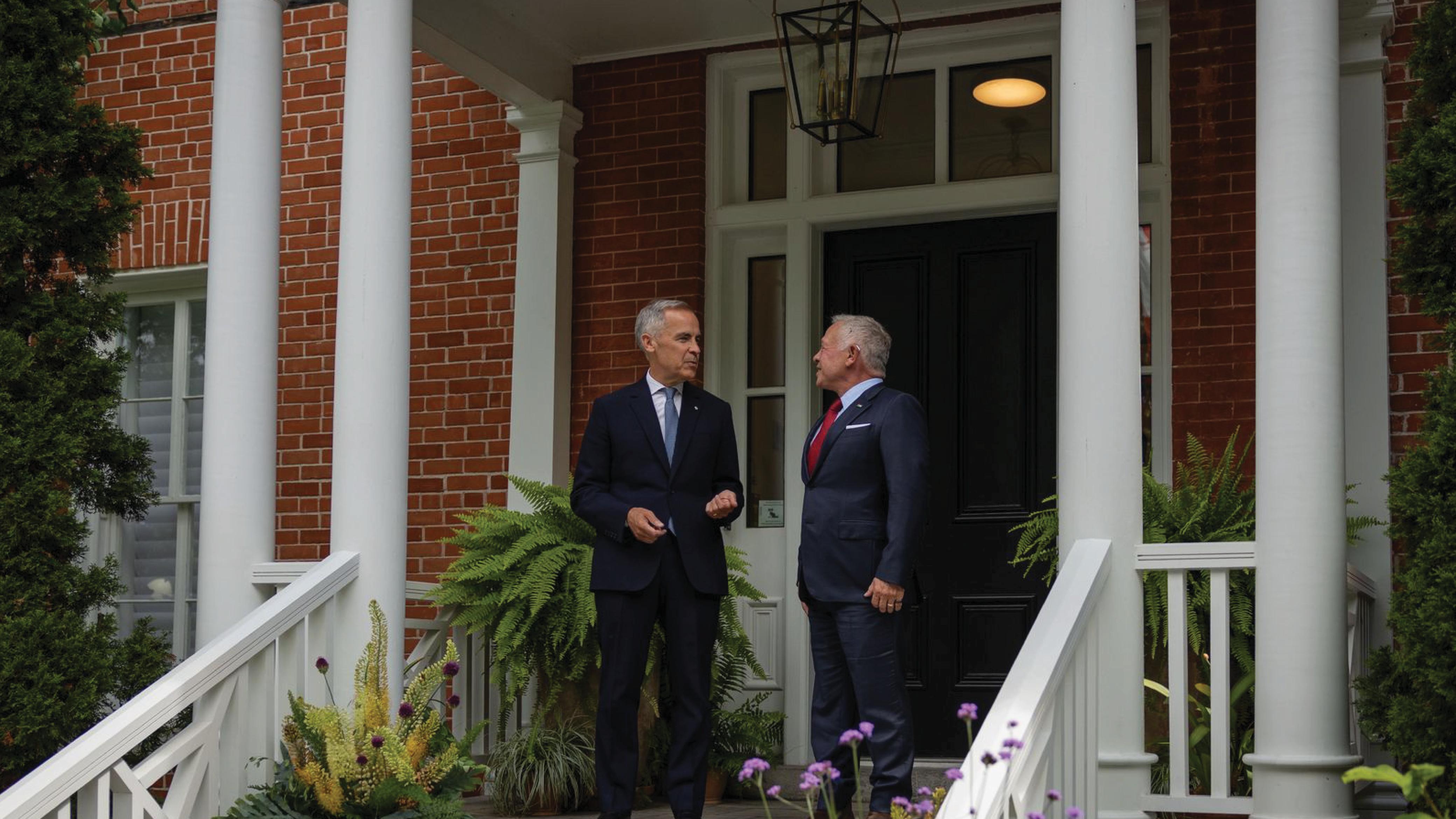 From His Majesty King Abdullah II’s working visit to Ottawa, and his meeting with Canada Prime Minister Mark Carney