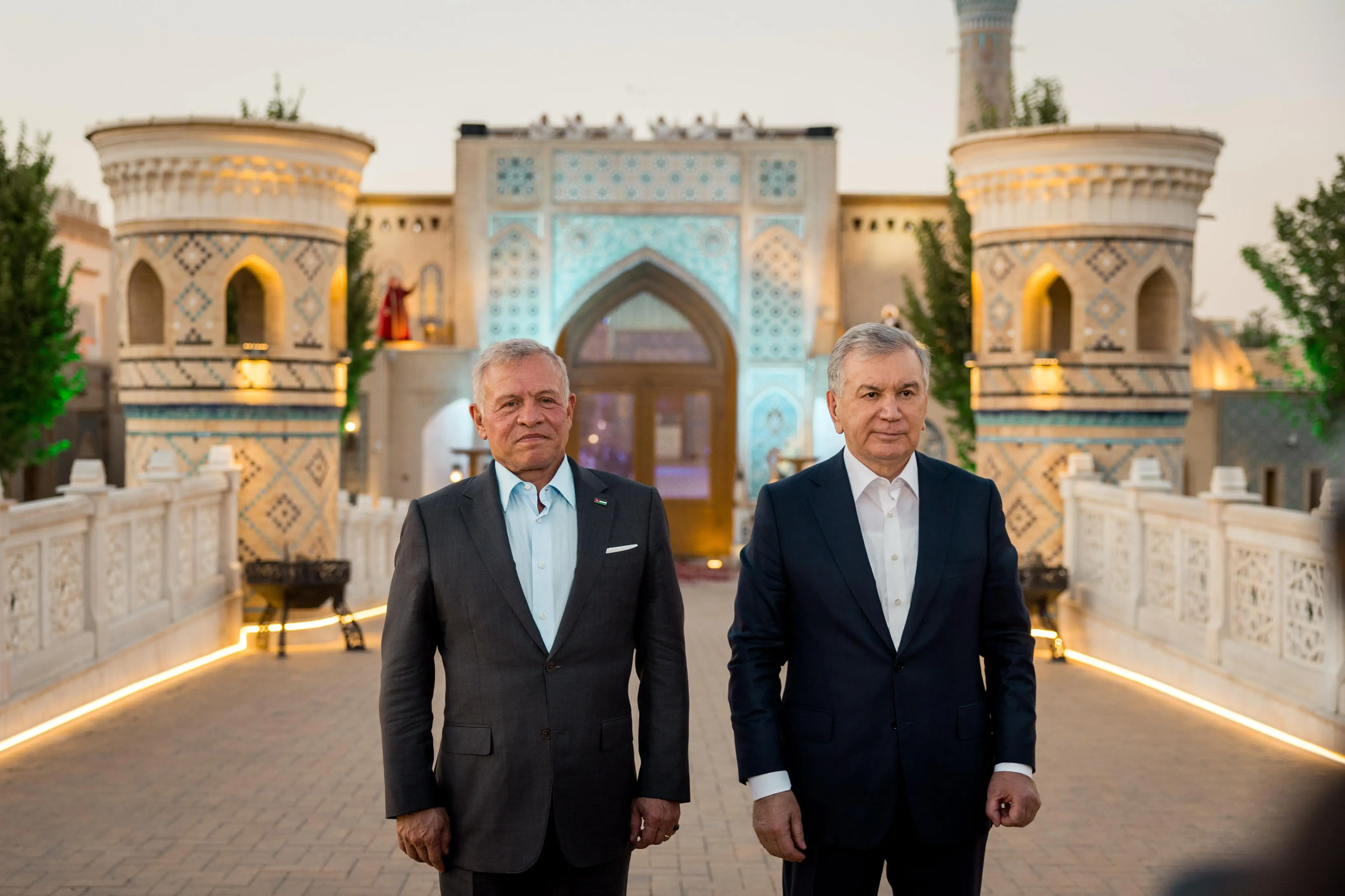 From His Majesty King Abdullah II’s state visit to Uzbekistan, and his meeting with Uzbekistan President Shavkat Mirziyoyev