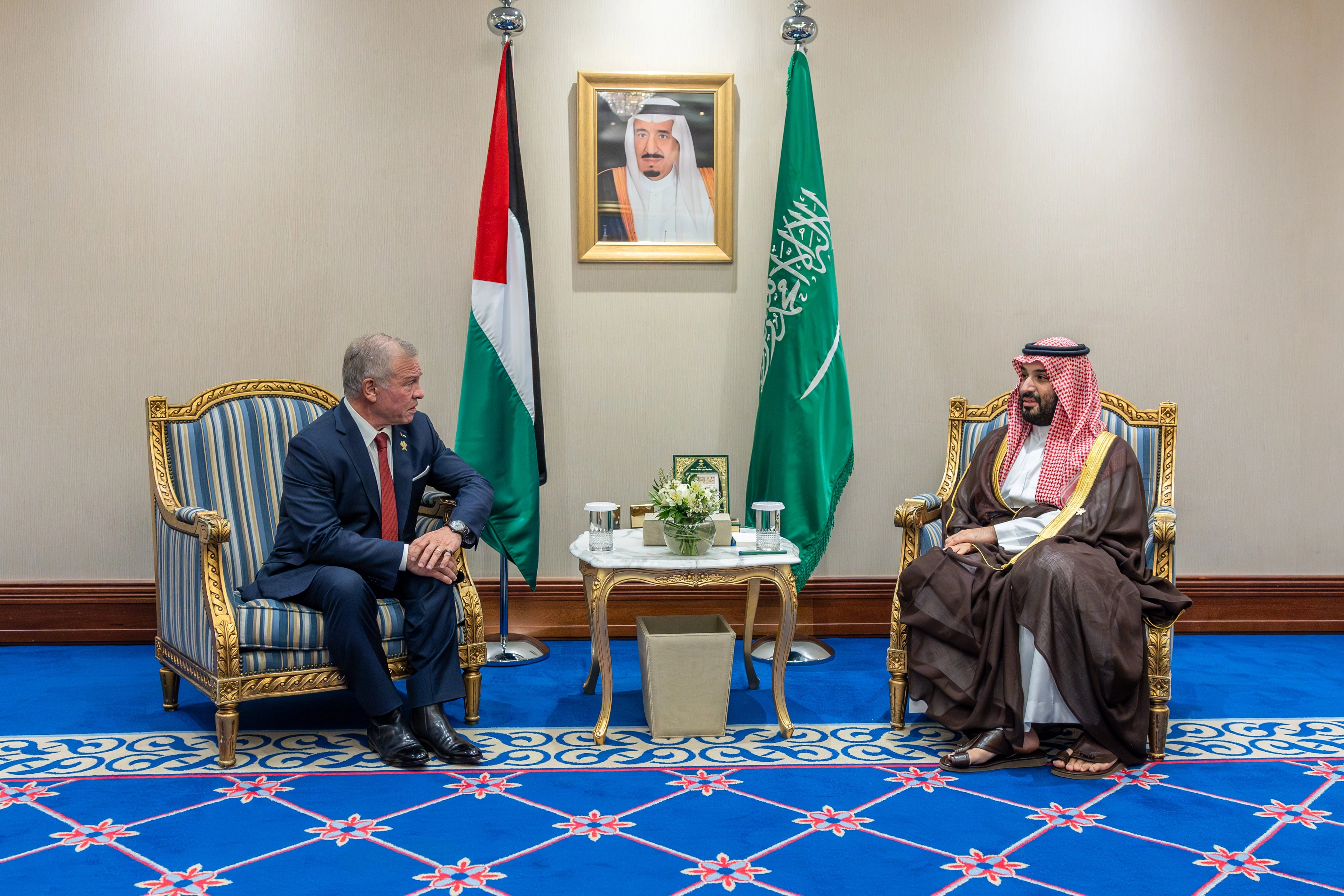 King meets with Saudi crown prince in Doha - The Royal Hashemite Court
