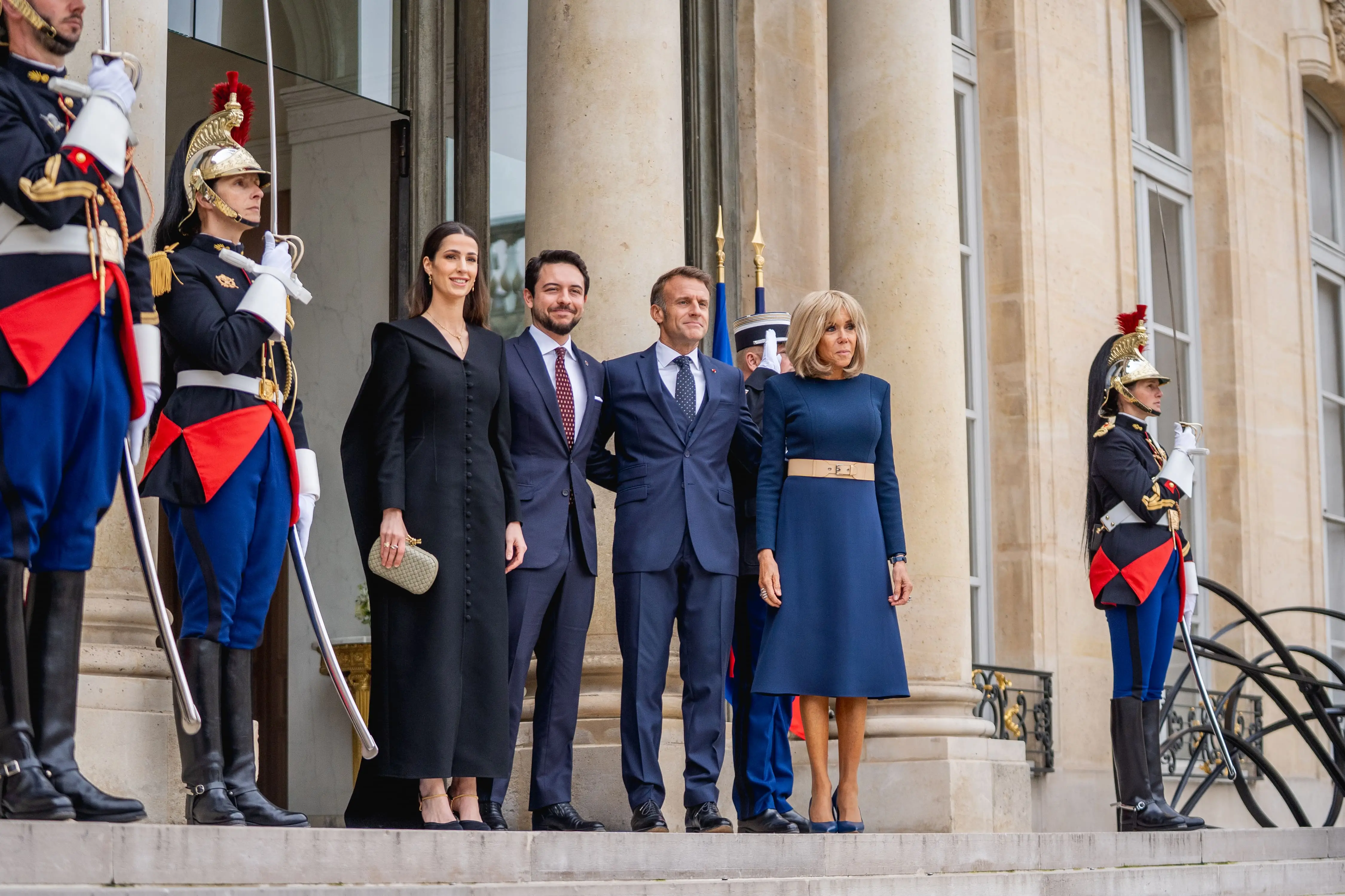 Crown Prince meets with France president - The Royal Hashemite Court