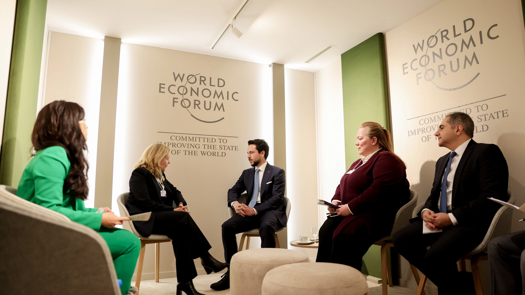 Crown Prince meets with EIB president, leaders of global companies on WEF sidelines