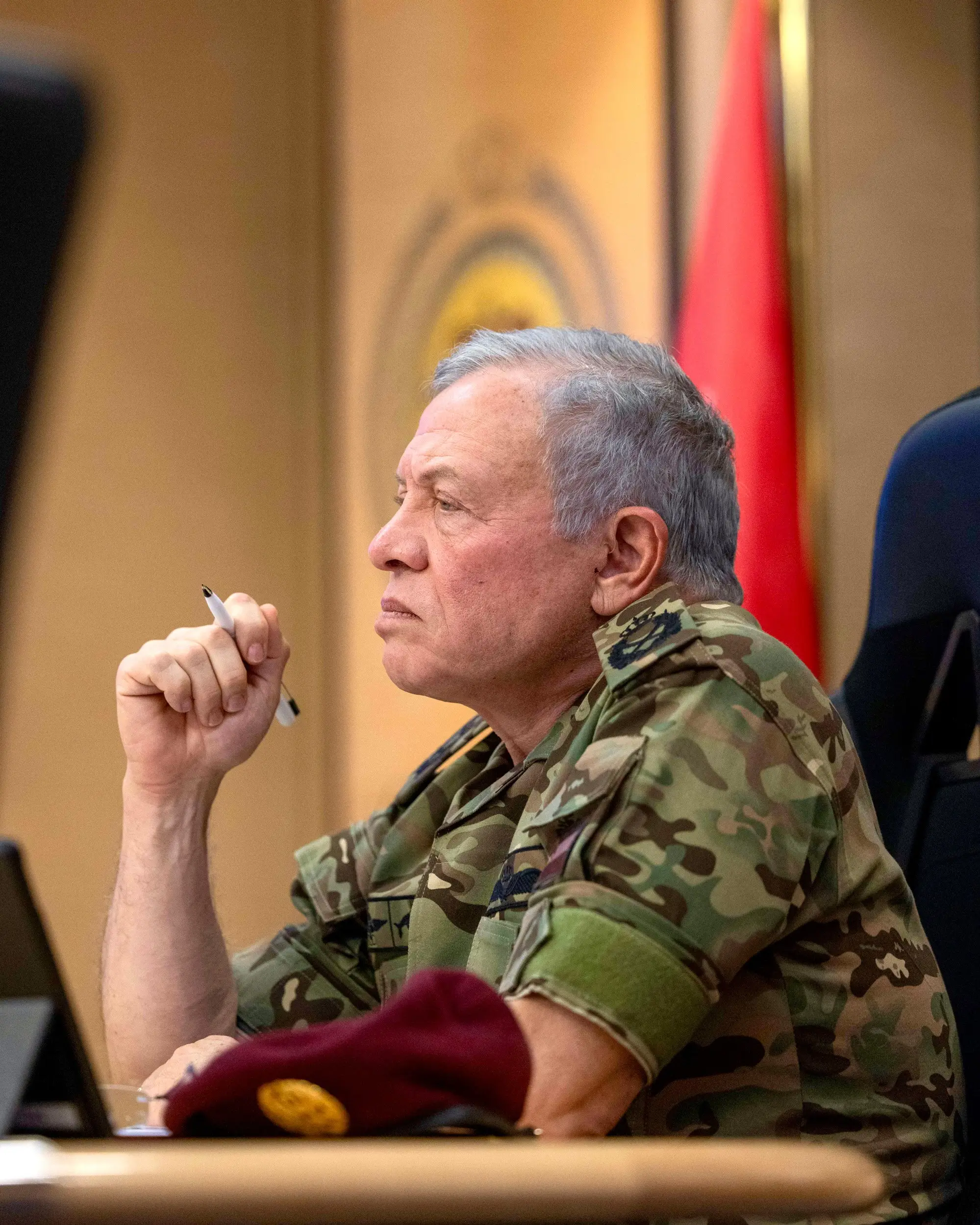 جلالة الملك في المركز الوطني للأمن وإدارة الأزمات