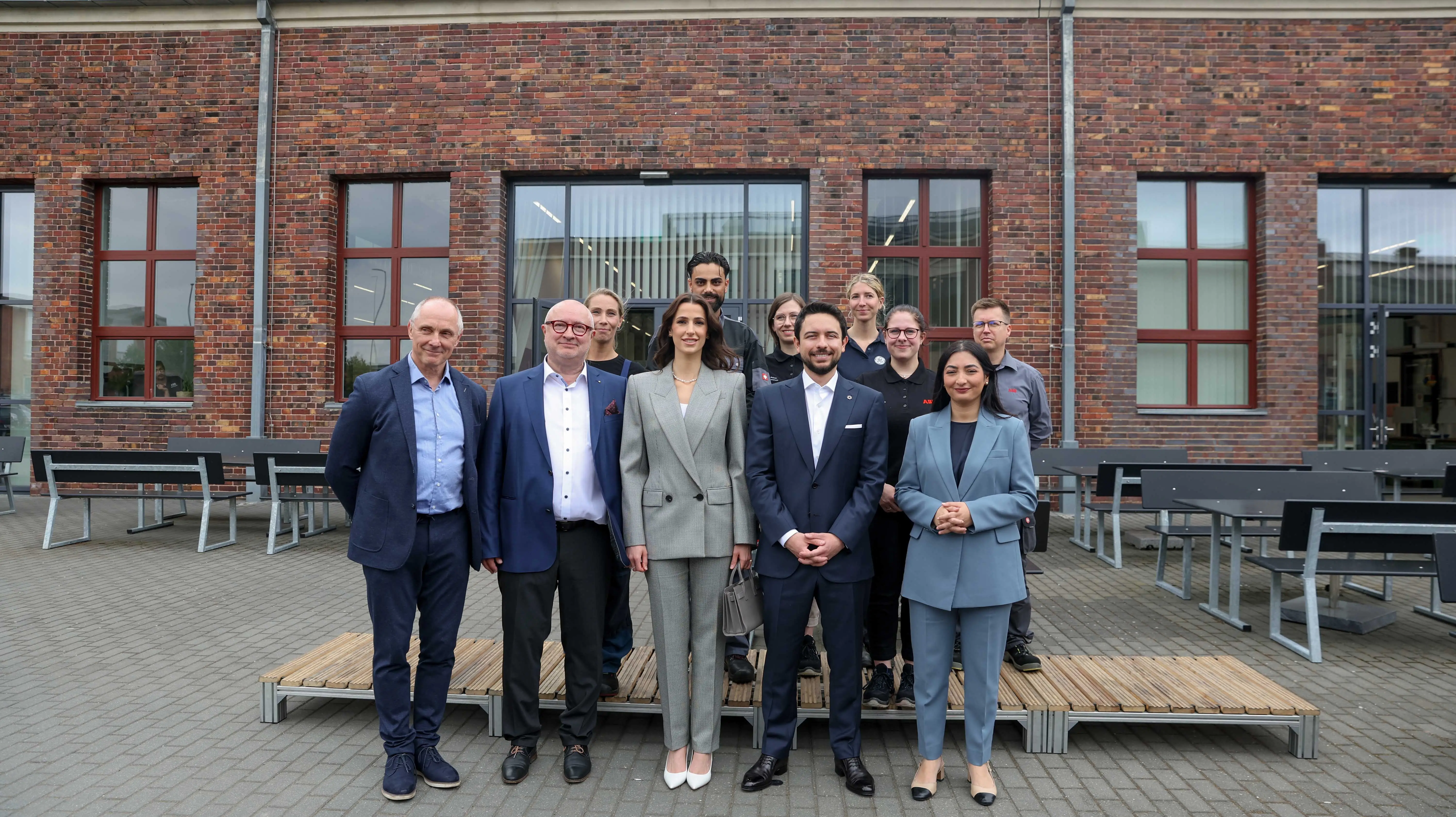 Crown Prince, Princess Rajwa visit one of Germany&rsquo;s largest industrial, vocational training centres