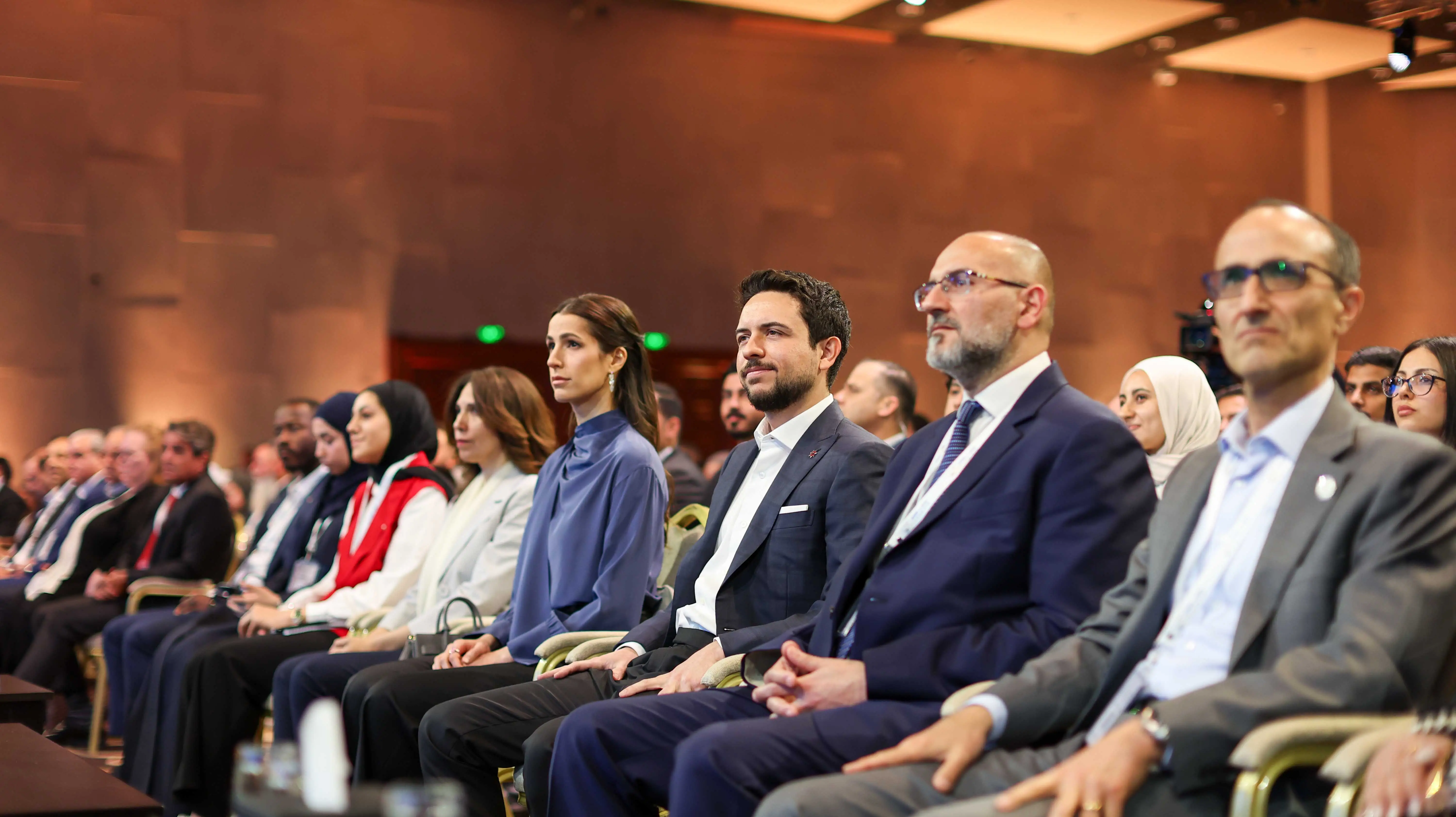 Crown Prince, Princess Rajwa attend artificial intelligence session at Tawasol 2026 forum