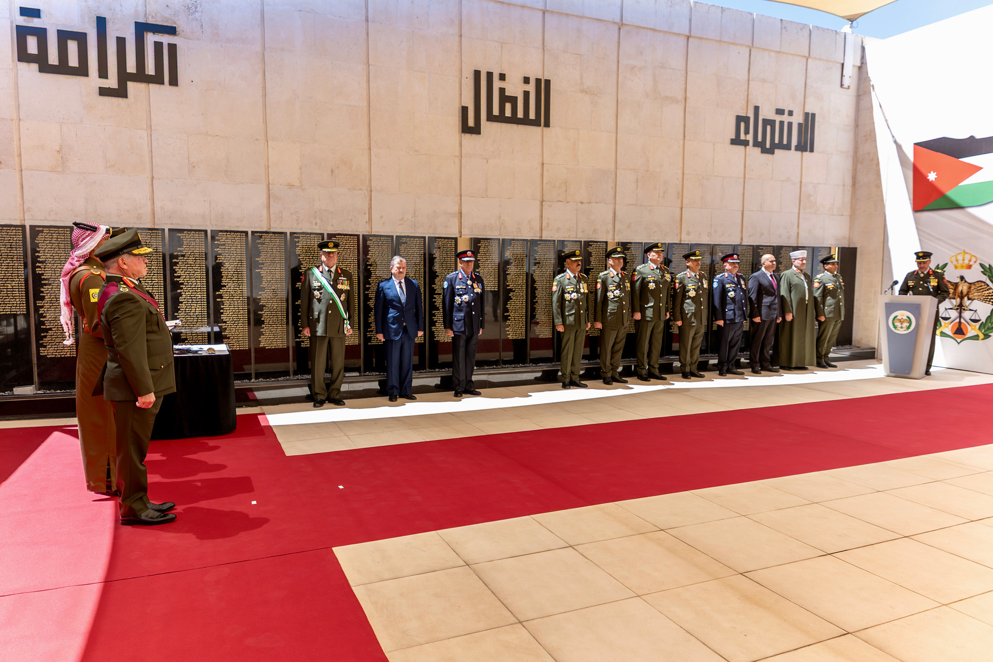 King attends JAF ceremony marking Accession to the Throne Day, Great Arab Revolt anniversary, Army Day