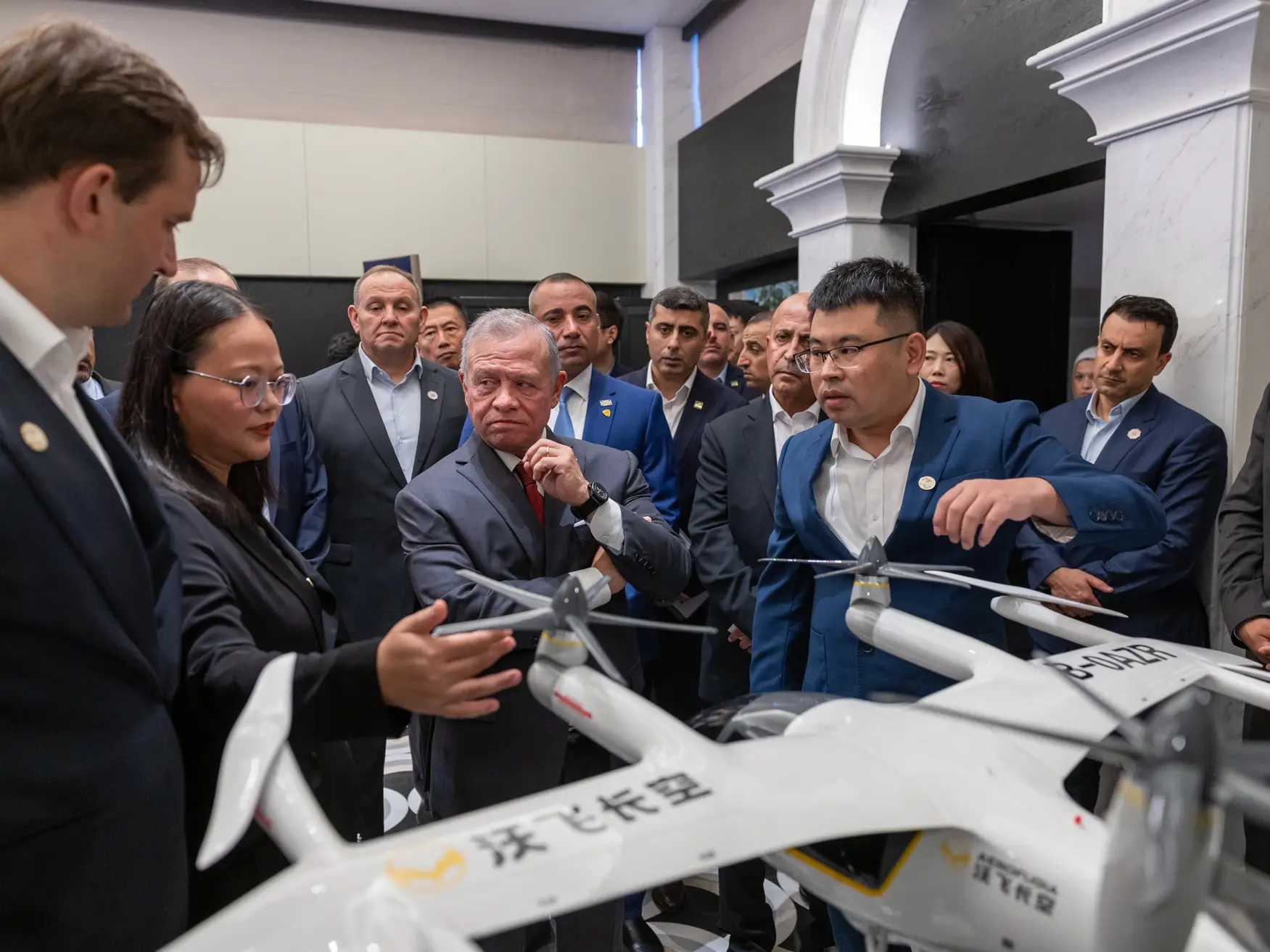 King visits Shenzhen showcase of Chinese companies operating in advanced air mobility, robotics, meets their senior executives