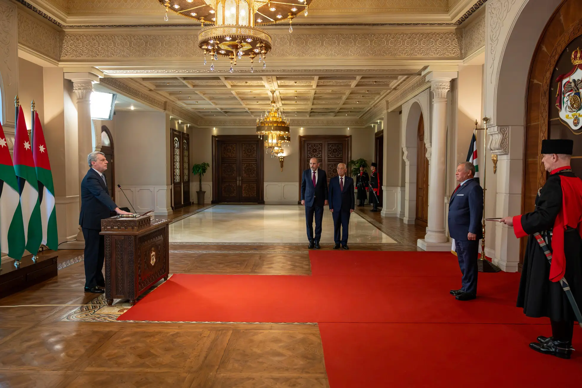 King swears in new ambassador