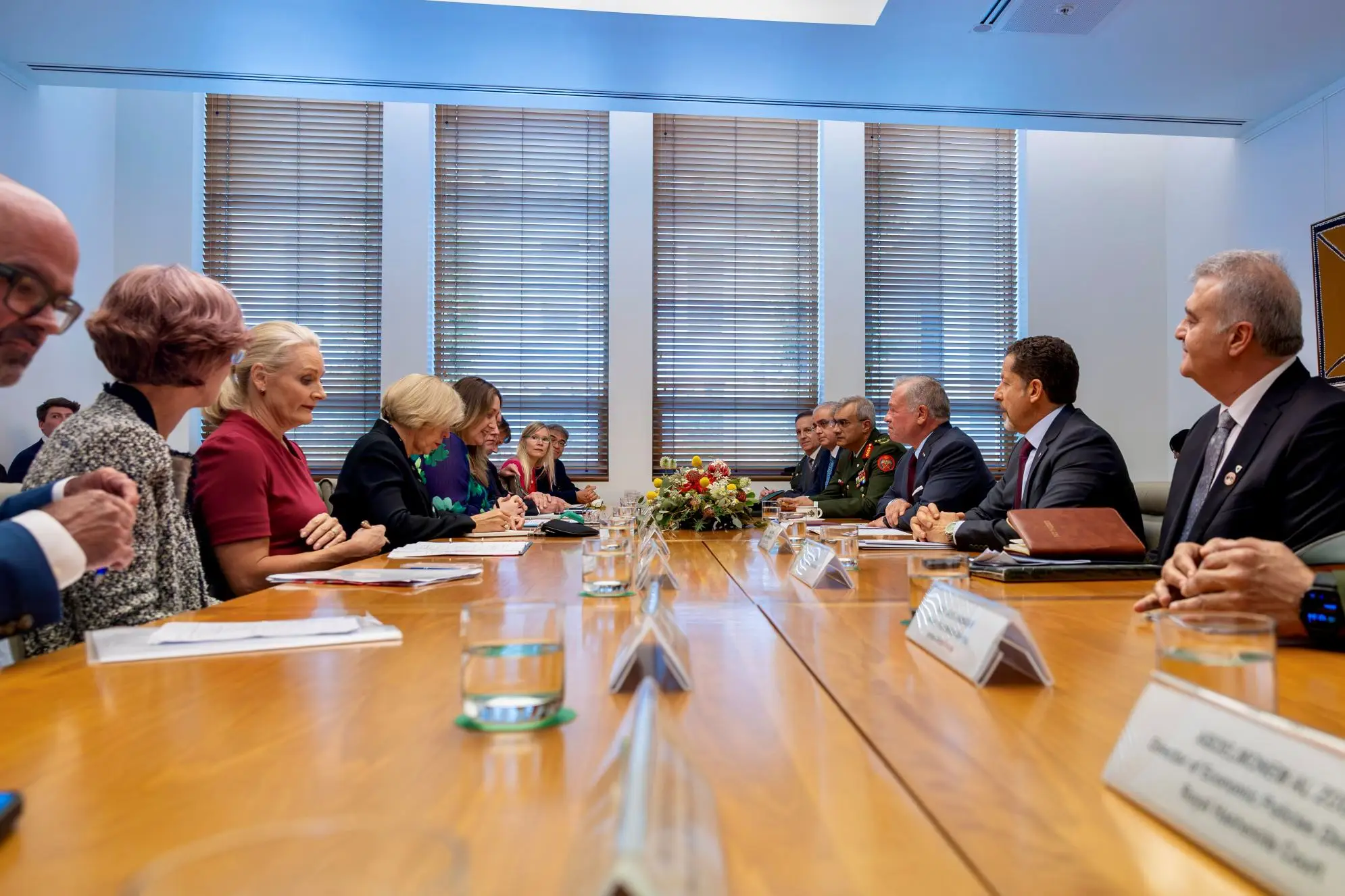 King meets representatives of Australian mental health organisations