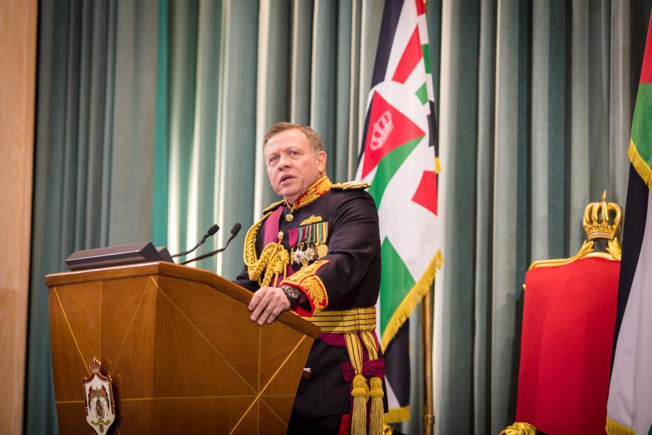 Speech from the Throne His Majesty King Abdullah II The Eighteenth Parliament First Ordinary Session