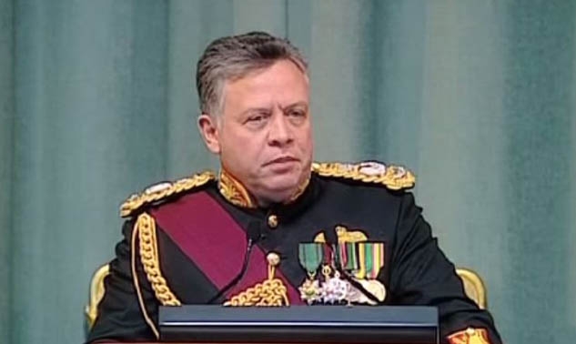 His Majesty King Abdullah II at the Opening the Non-Ordinary Session of the 17th Parliament