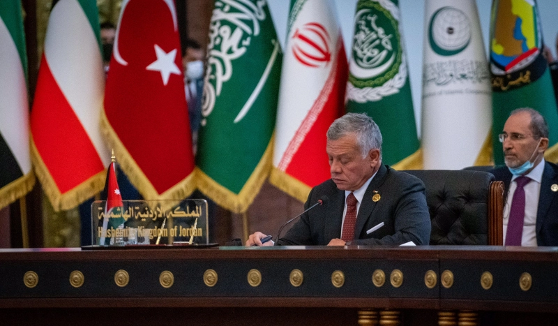 كلمة جلالة الملك عبدﷲ الثاني في مؤتمر بغداد للتعاون والشراكة