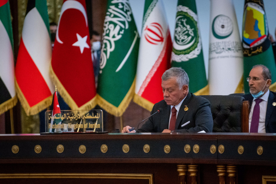 كلمة جلالة الملك عبدﷲ الثاني في مؤتمر بغداد للتعاون والشراكة
